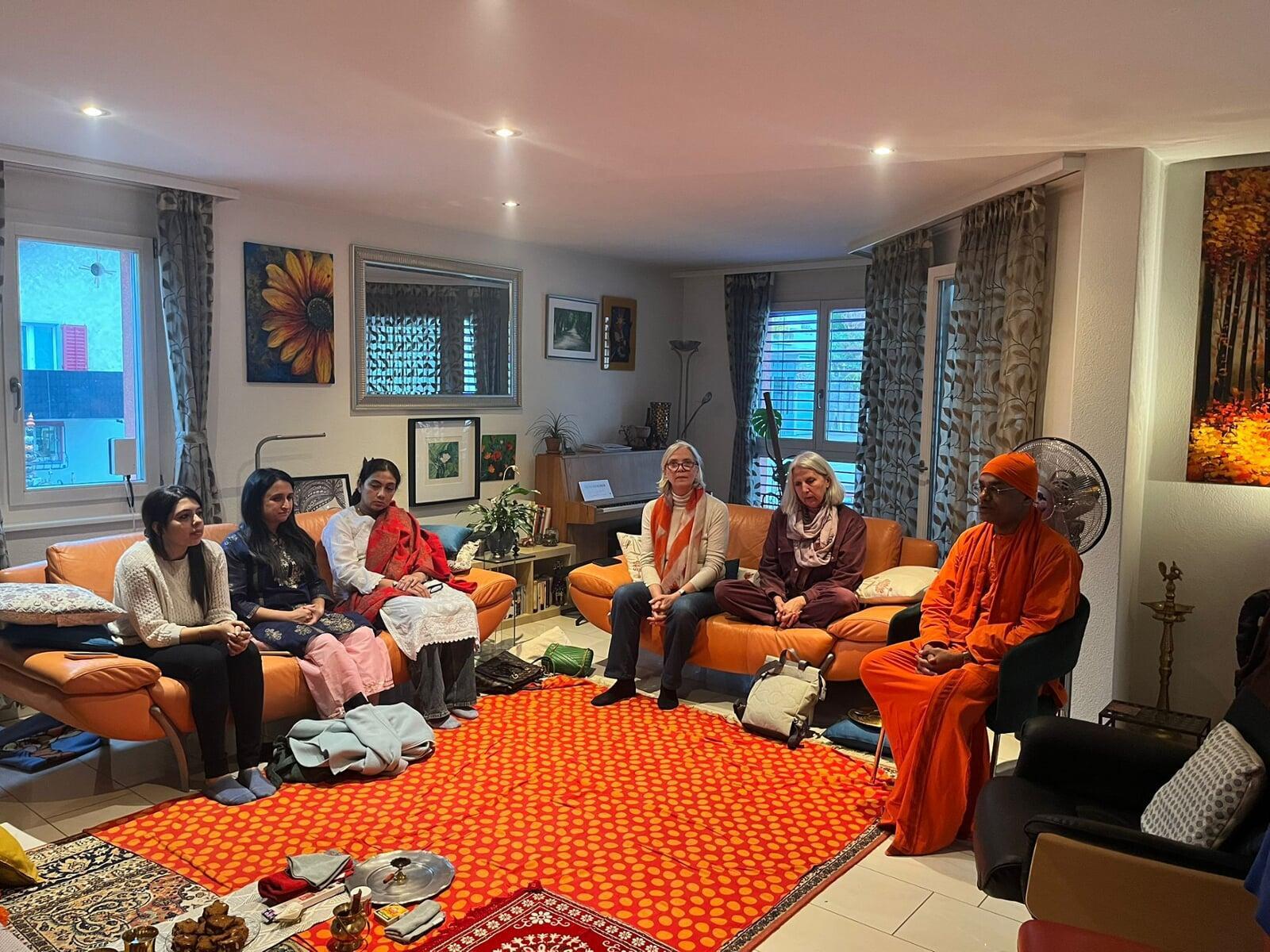 Satsang at various places in Switzerland